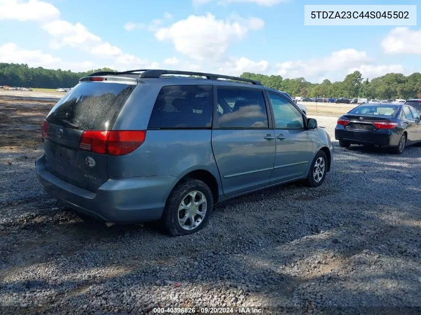 5TDZA23C44S045502 2004 Toyota Sienna Le