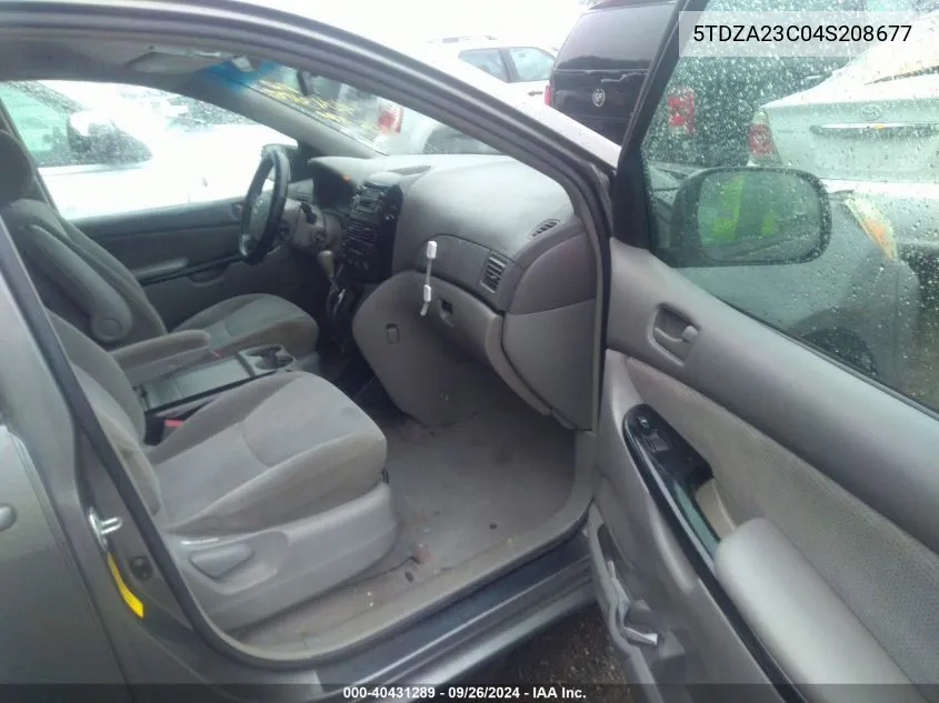 5TDZA23C04S208677 2004 Toyota Sienna Le