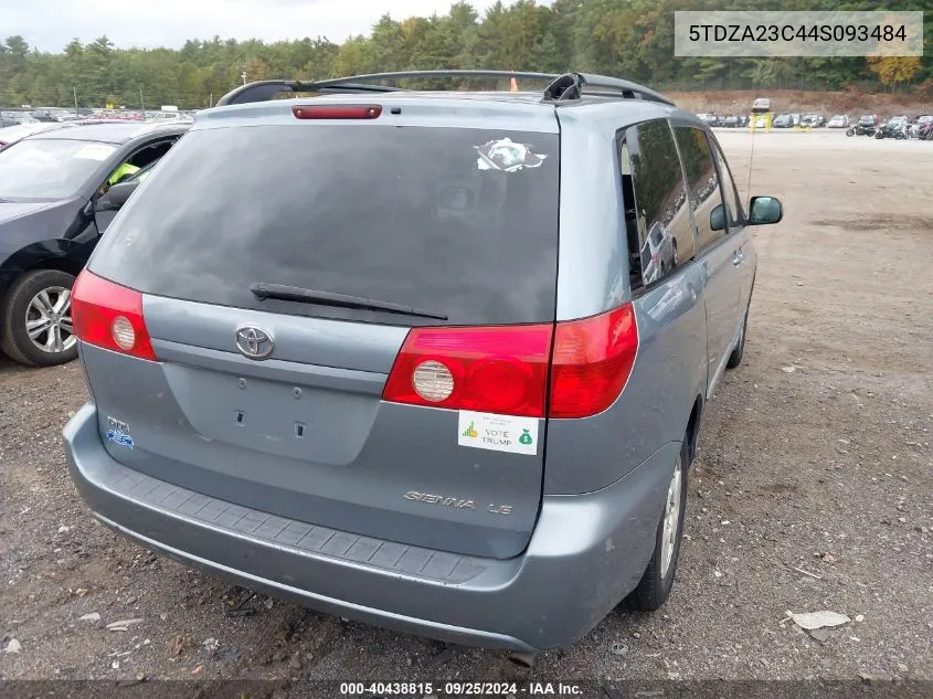 5TDZA23C44S093484 2004 Toyota Sienna Le