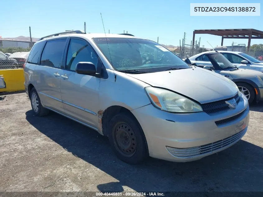 5TDZA23C94S138872 2004 Toyota Sienna Le