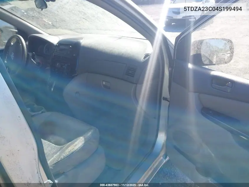 5TDZA23C04S199494 2004 Toyota Sienna Le