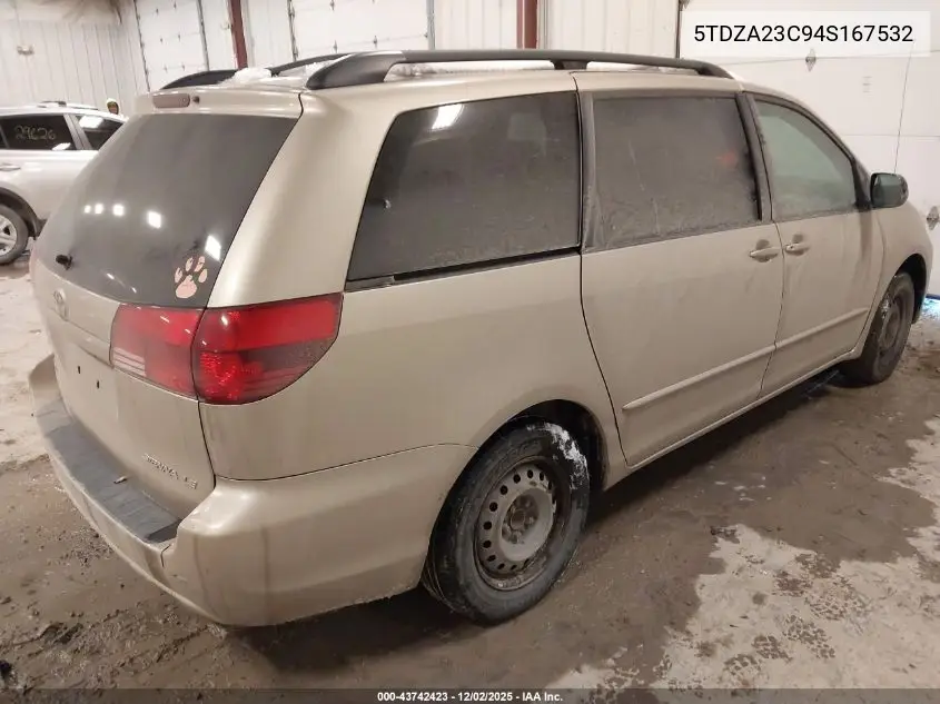 5TDZA23C94S167532 2004 Toyota Sienna Le