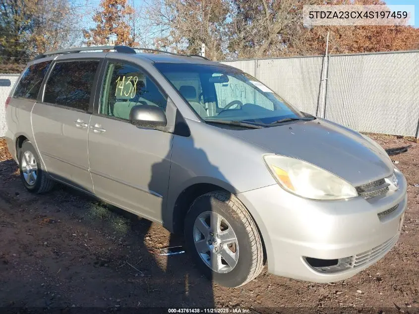 5TDZA23CX4S197459 2004 Toyota Sienna Le
