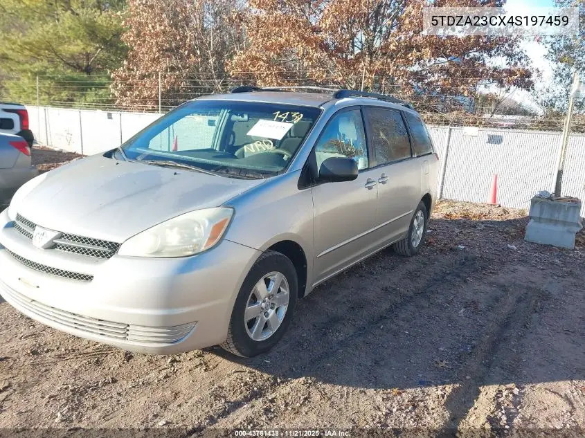 5TDZA23CX4S197459 2004 Toyota Sienna Le
