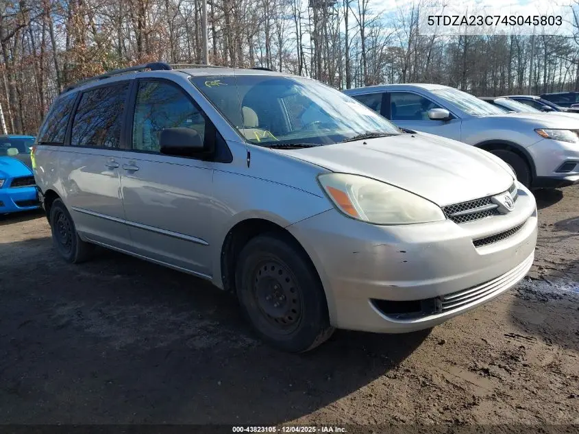 5TDZA23C74S045803 2004 Toyota Sienna Le