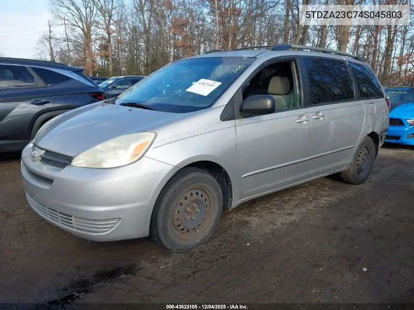 5TDZA23C74S045803 2004 Toyota Sienna Le