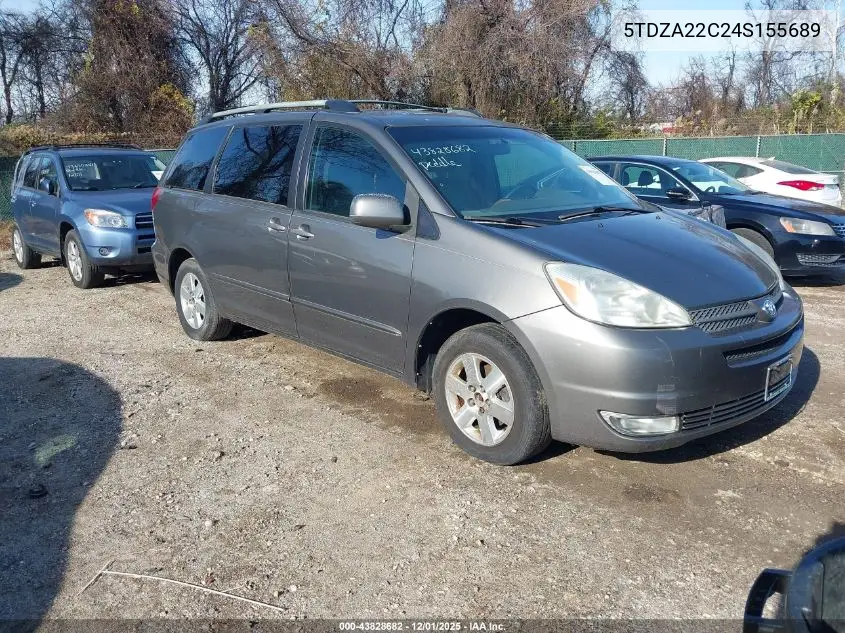 5TDZA22C24S155689 2004 Toyota Sienna Xle