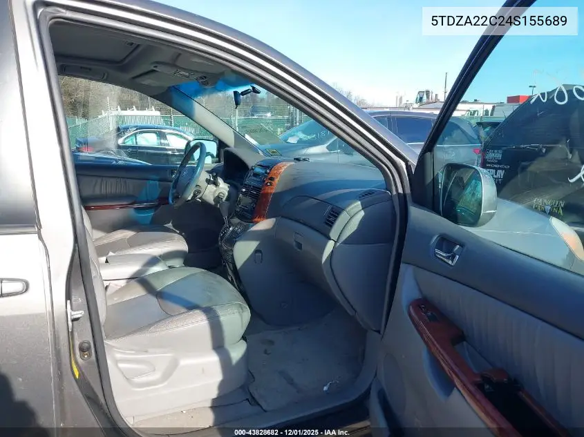 5TDZA22C24S155689 2004 Toyota Sienna Xle