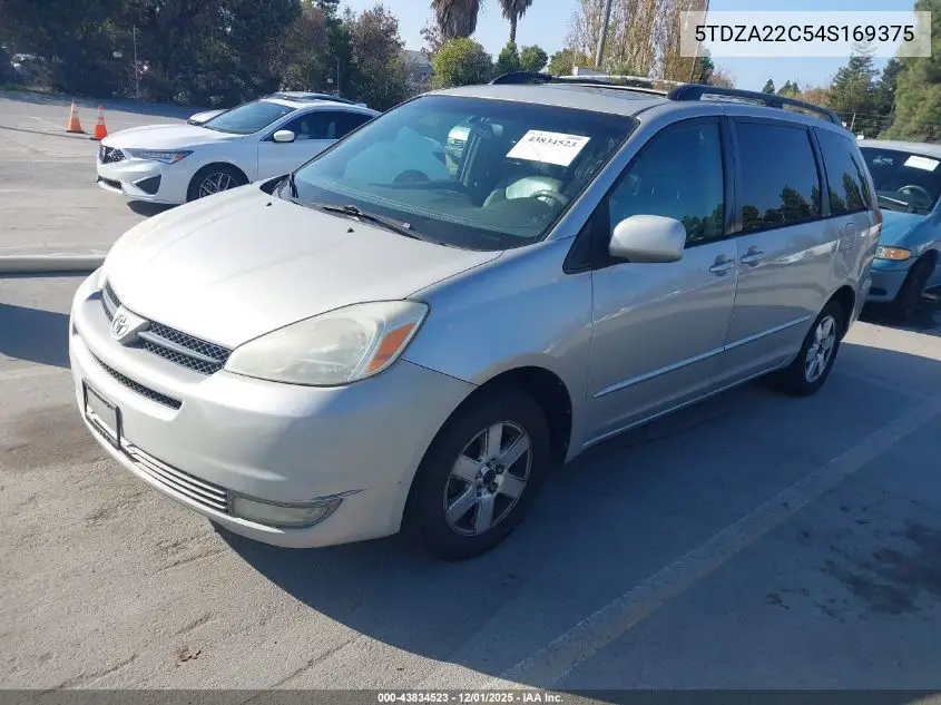 5TDZA22C54S169375 2004 Toyota Sienna Xle