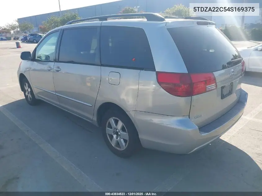 5TDZA22C54S169375 2004 Toyota Sienna Xle