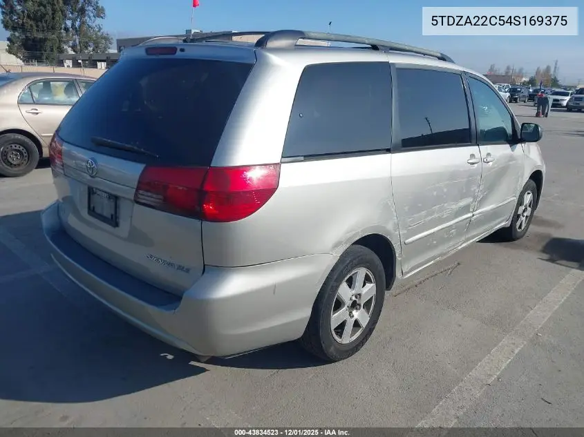 5TDZA22C54S169375 2004 Toyota Sienna Xle