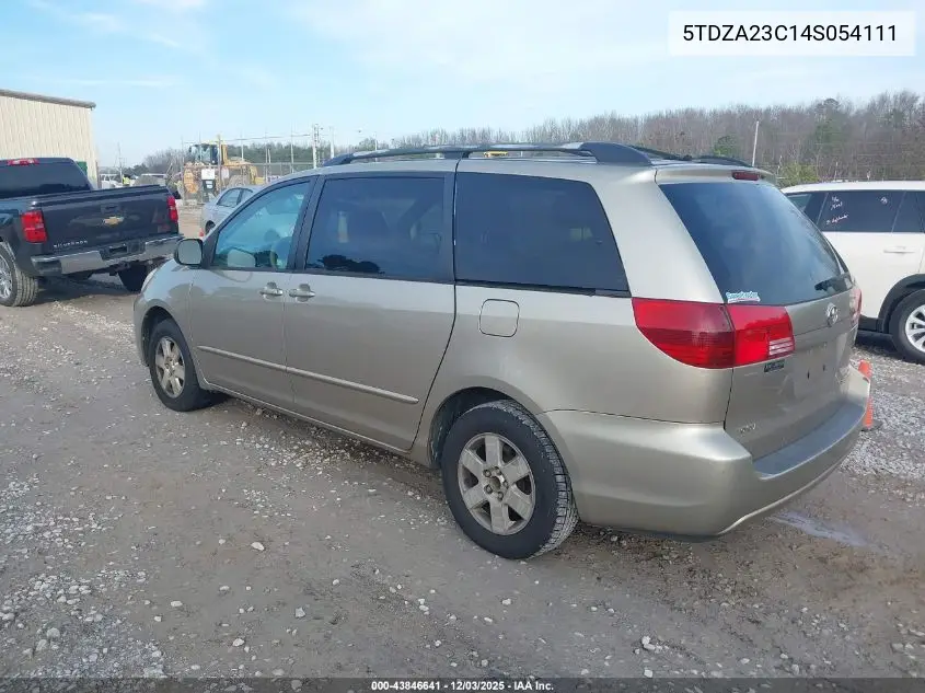 5TDZA23C14S054111 2004 Toyota Sienna Le