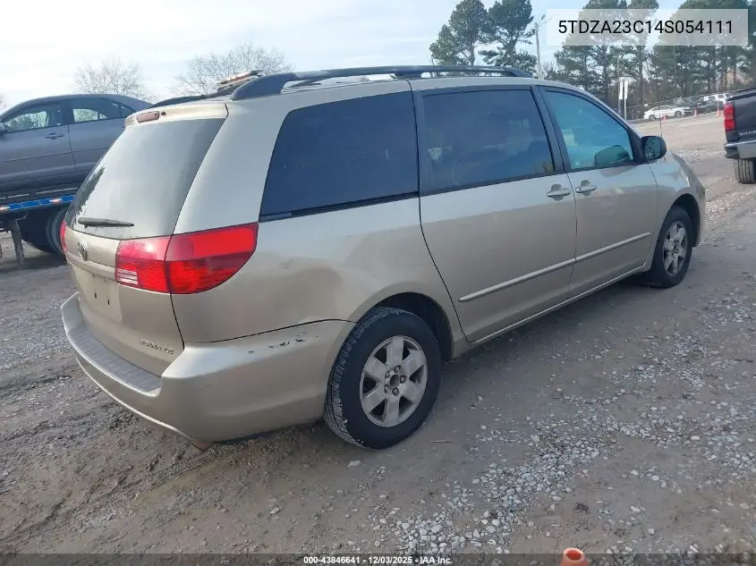 5TDZA23C14S054111 2004 Toyota Sienna Le