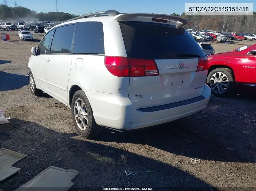 5TDZA22C54S155458 2004 Toyota Sienna Xle