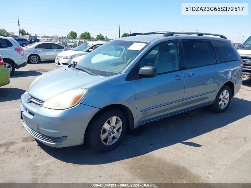 5TDZA23C65S372517 2005 Toyota Sienna Le