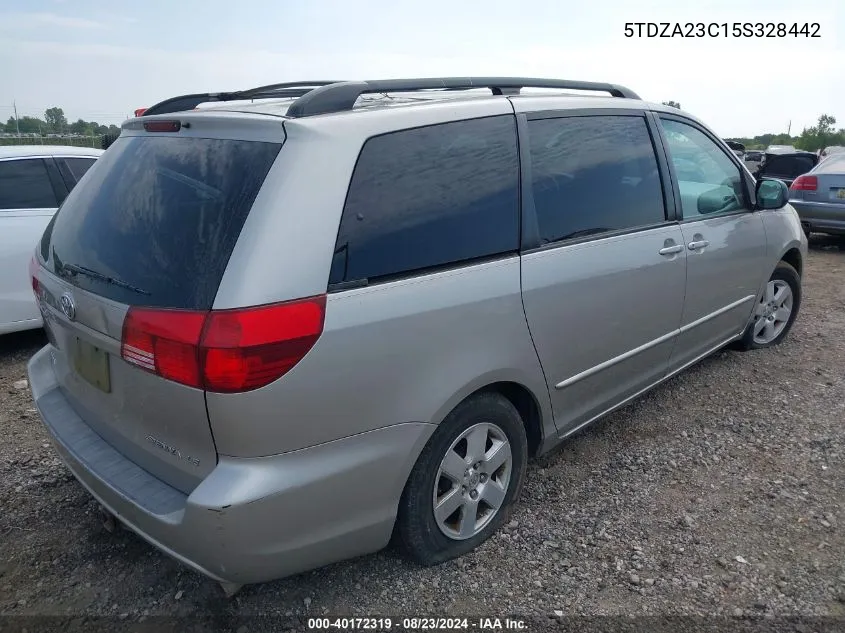 5TDZA23C15S328442 2005 Toyota Sienna Ce/Le