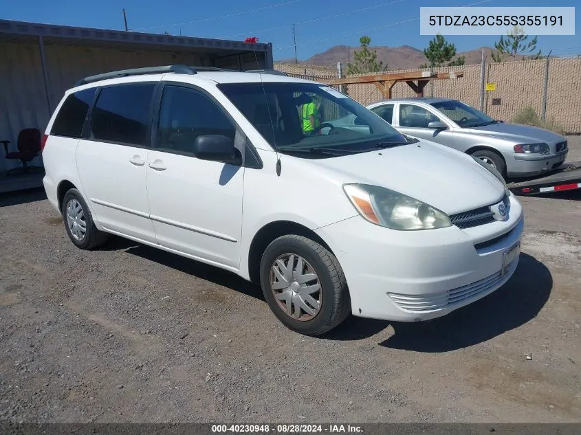 5TDZA23C55S355191 2005 Toyota Sienna Ce