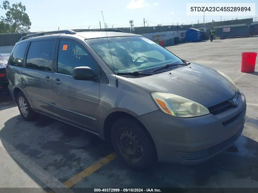 5TDZA23C45S289894 2005 Toyota Sienna Le