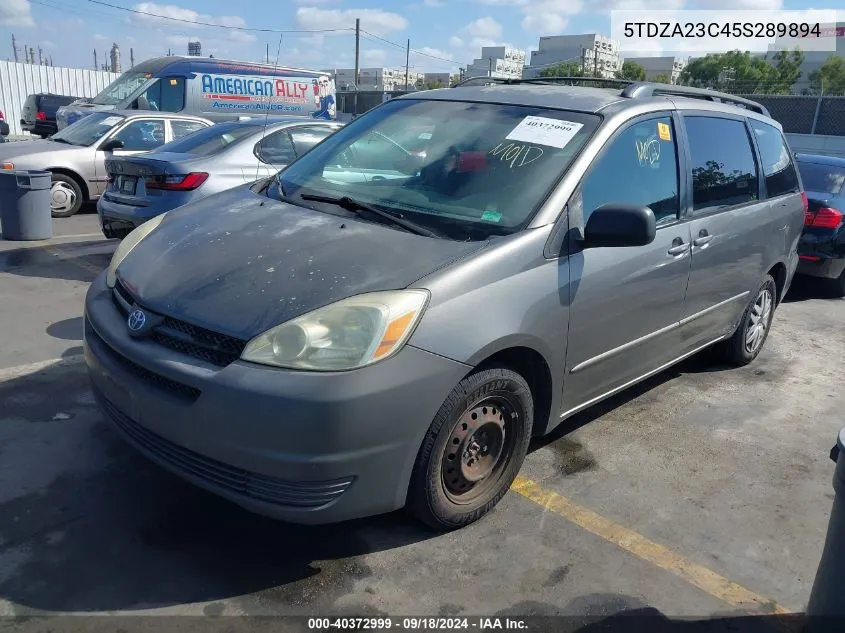 5TDZA23C45S289894 2005 Toyota Sienna Le