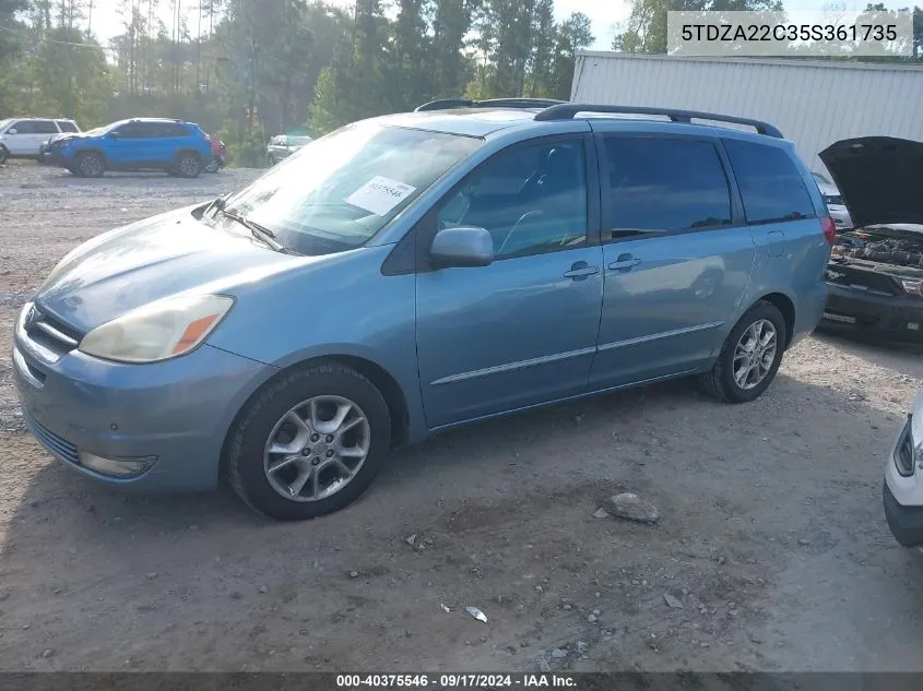 5TDZA22C35S361735 2005 Toyota Sienna Xle Limited