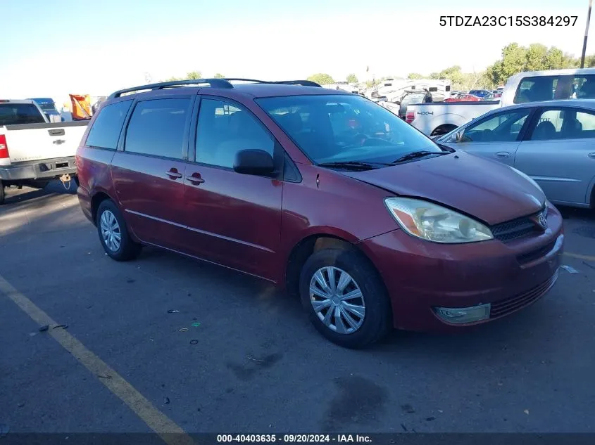 5TDZA23C15S384297 2005 Toyota Sienna Le