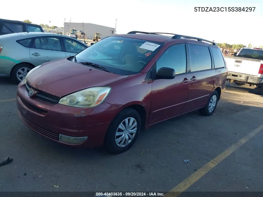 5TDZA23C15S384297 2005 Toyota Sienna Le