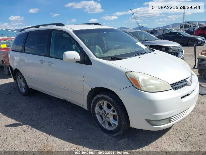 5TDBA22C65S039544 2005 Toyota Sienna Xle