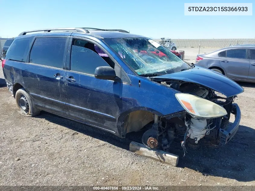 5TDZA23C15S366933 2005 Toyota Sienna Ce/Le