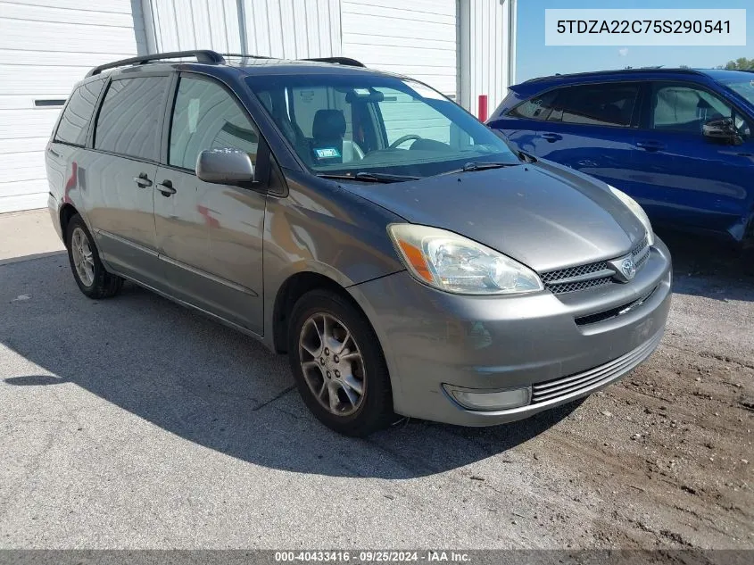 5TDZA22C75S290541 2005 Toyota Sienna Xle