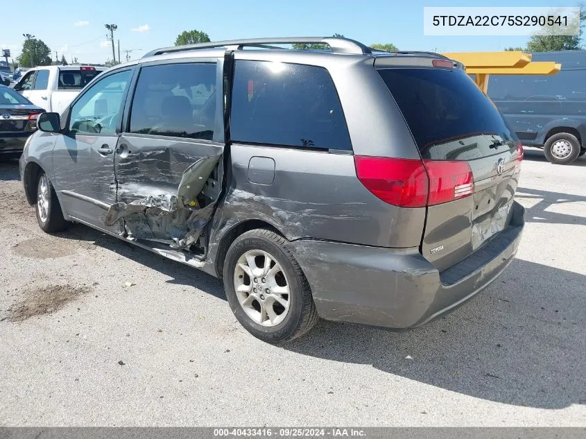 5TDZA22C75S290541 2005 Toyota Sienna Xle