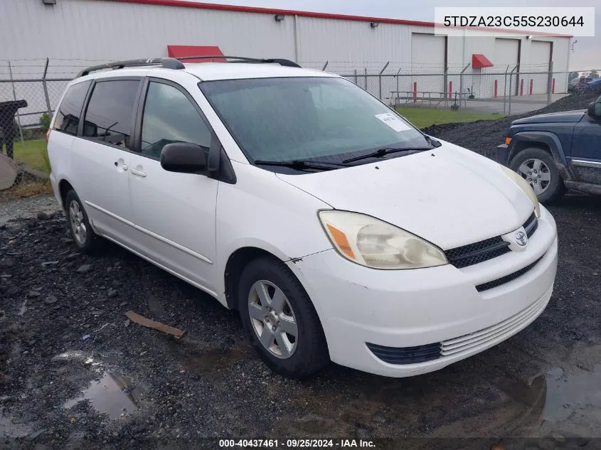 5TDZA23C55S230644 2005 Toyota Sienna Le