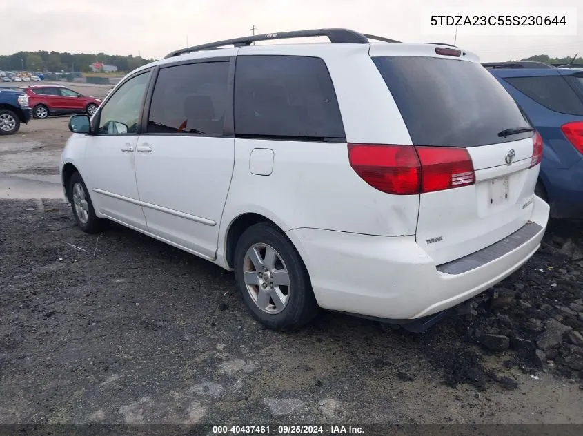 5TDZA23C55S230644 2005 Toyota Sienna Le