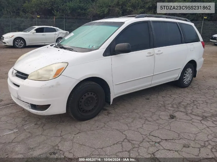 5TDZA23C95S231862 2005 Toyota Sienna Ce