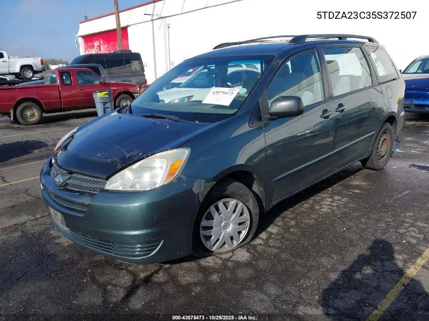 5TDZA23C35S372507 2005 Toyota Sienna Ce