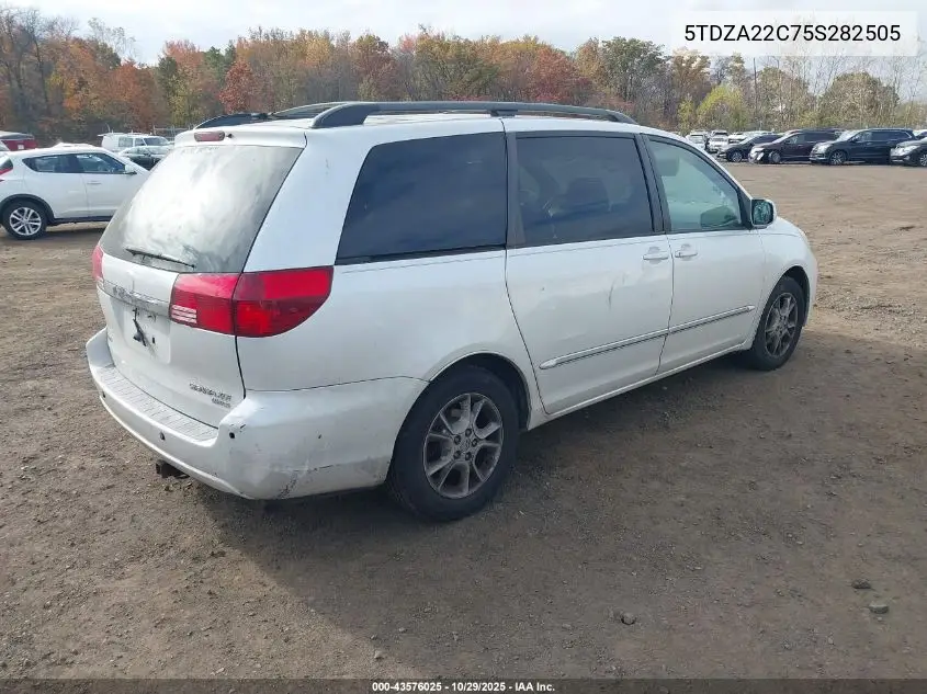 5TDZA22C75S282505 2005 Toyota Sienna Xle Limited