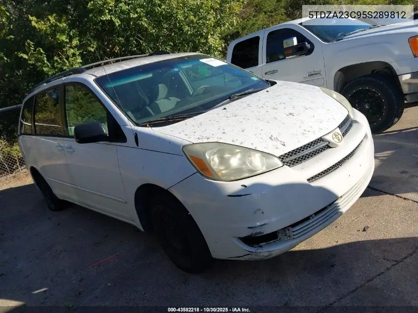 5TDZA23C95S289812 2005 Toyota Sienna Le