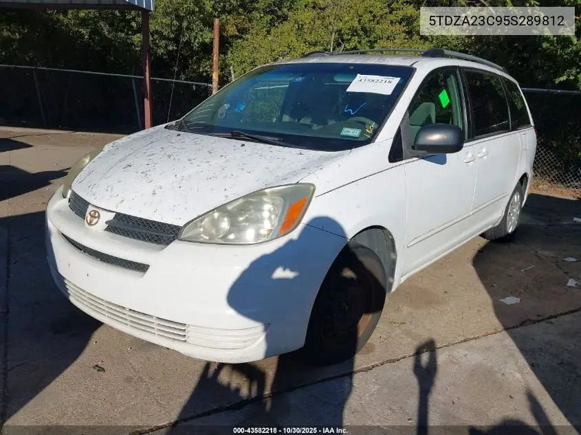 5TDZA23C95S289812 2005 Toyota Sienna Le