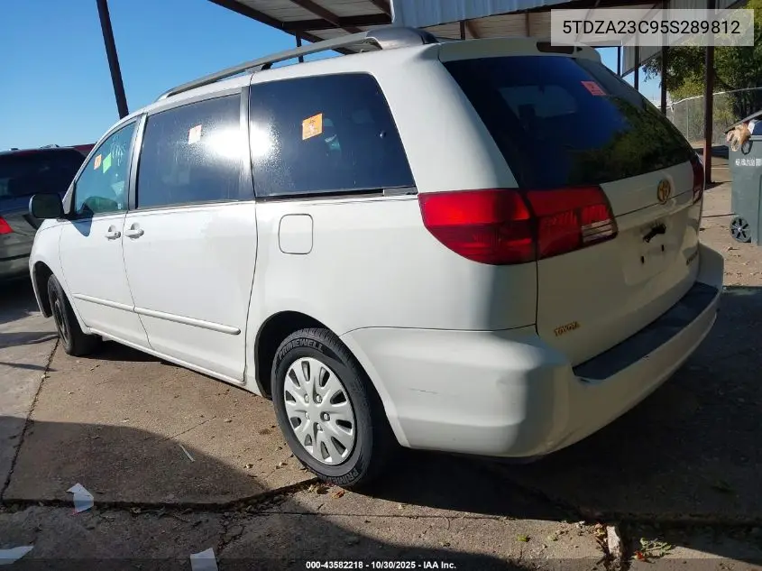5TDZA23C95S289812 2005 Toyota Sienna Le