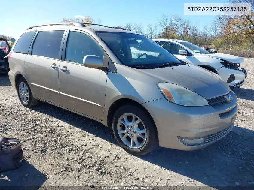 5TDZA22C75S257135 2005 Toyota Sienna Xle