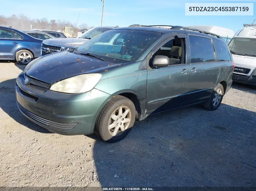5TDZA23C45S387159 2005 Toyota Sienna Le