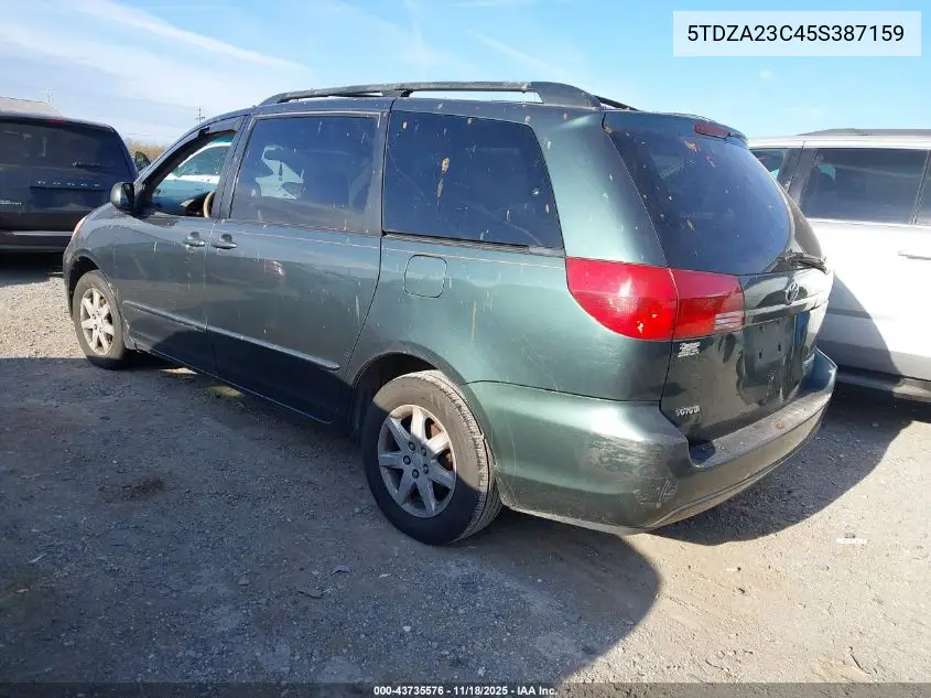 5TDZA23C45S387159 2005 Toyota Sienna Le