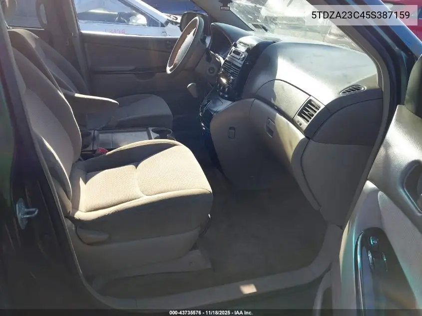 5TDZA23C45S387159 2005 Toyota Sienna Le