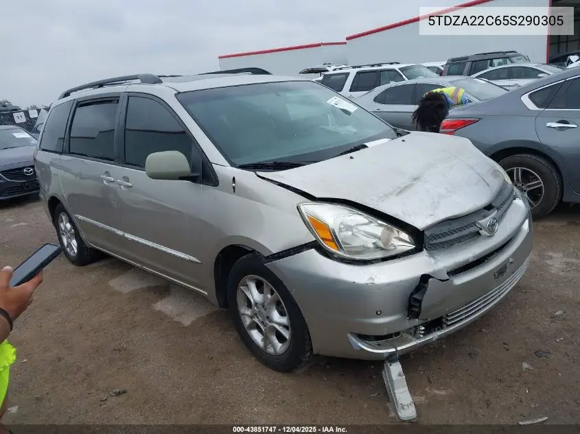 5TDZA22C65S290305 2005 Toyota Sienna Xle Limited