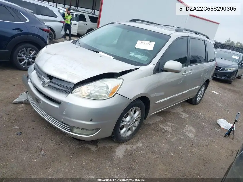 5TDZA22C65S290305 2005 Toyota Sienna Xle Limited