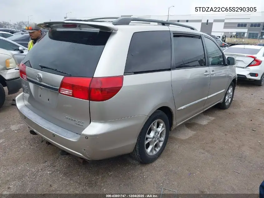 5TDZA22C65S290305 2005 Toyota Sienna Xle Limited