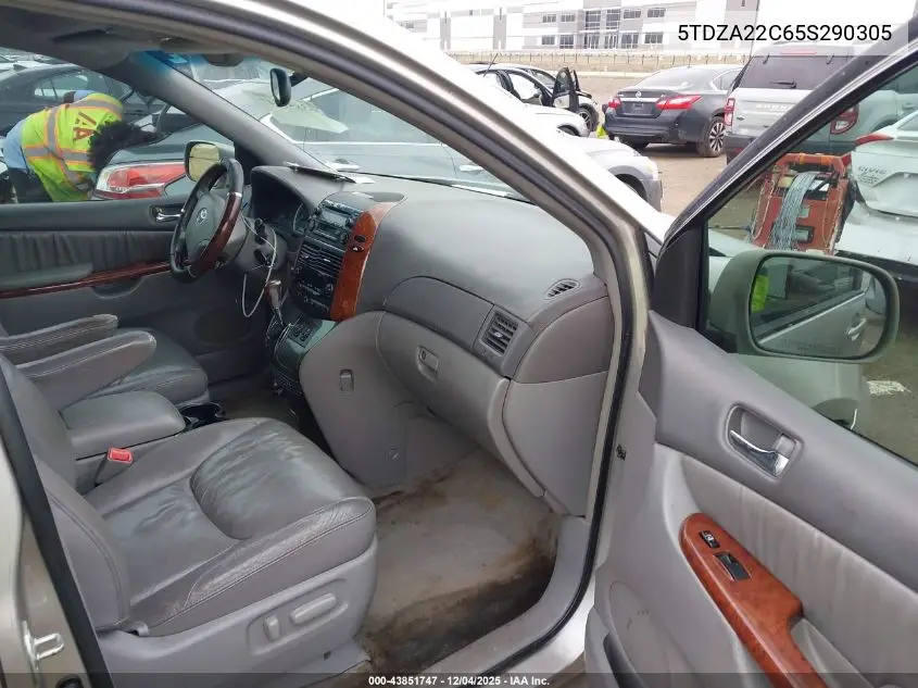 5TDZA22C65S290305 2005 Toyota Sienna Xle Limited
