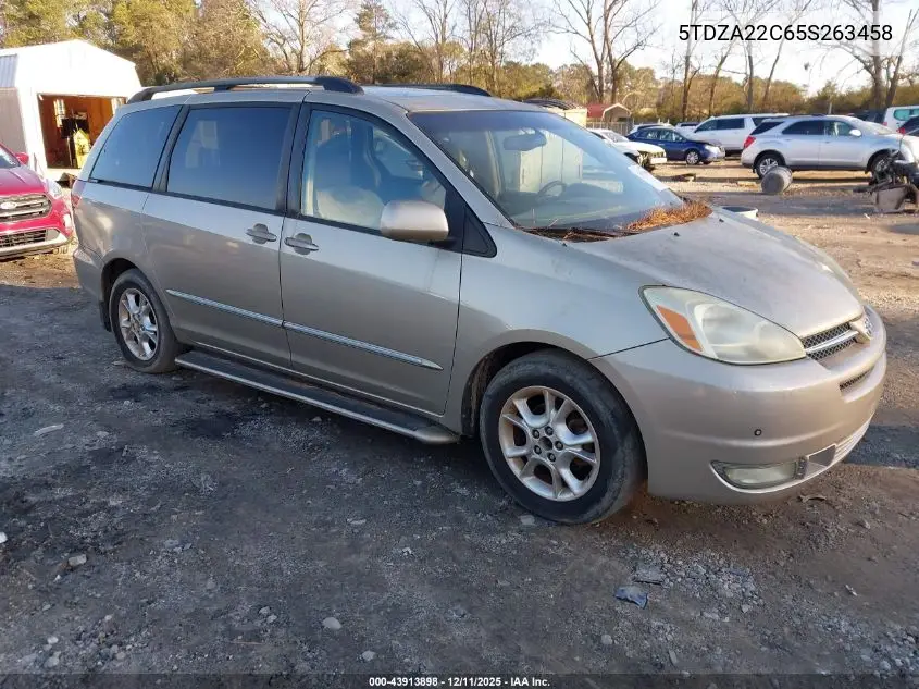 5TDZA22C65S263458 2005 Toyota Sienna Xle Limited