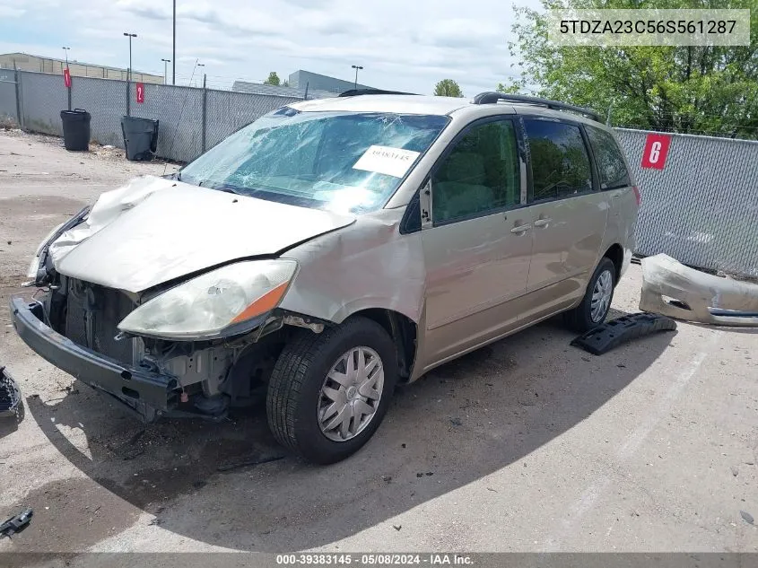 5TDZA23C56S561287 2006 Toyota Sienna Le