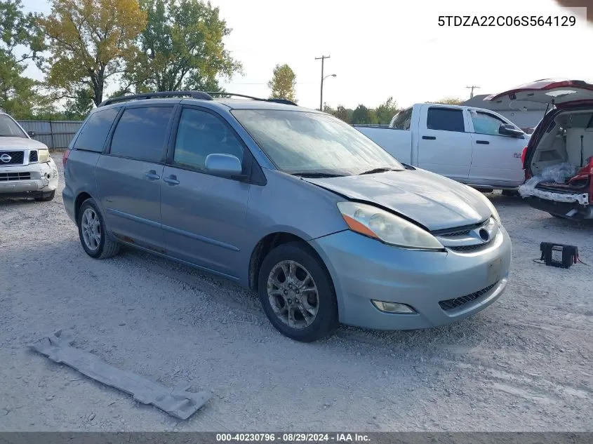 2006 Toyota Sienna Xle VIN: 5TDZA22C06S564129 Lot: 40230796