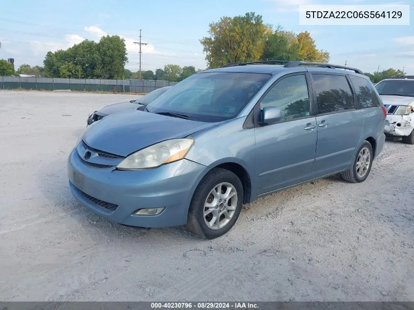 2006 Toyota Sienna Xle VIN: 5TDZA22C06S564129 Lot: 40230796